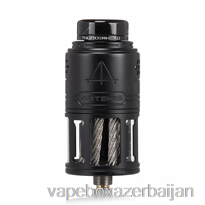 Vape Box Azerbaijan Thunderhead Creations Artemis V2 Top Coiler 25mm RDTA Matte Black